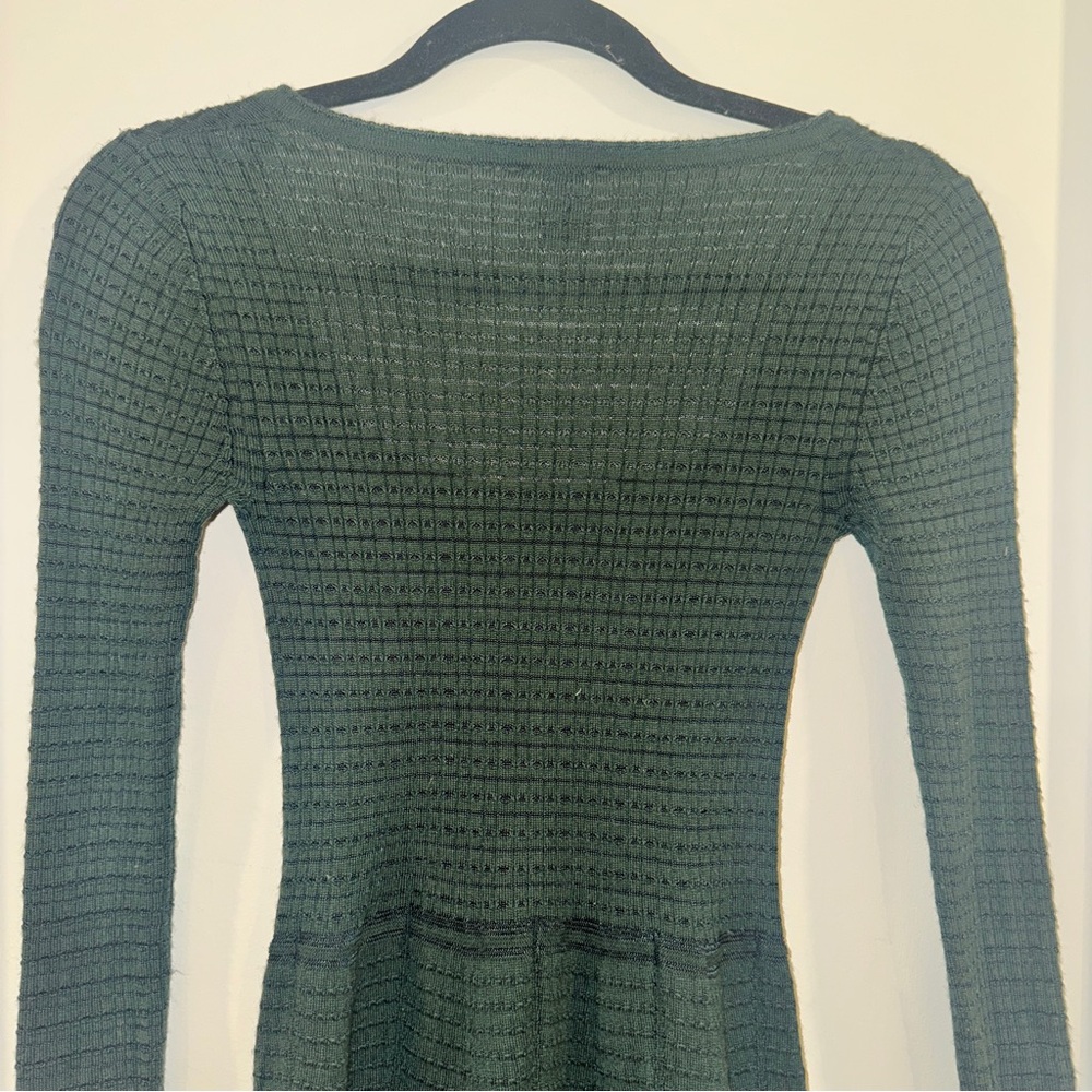 Vintage M by Missoni green knit long sleeve skater dress - fits like M - Picture 8 of 11